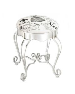 PRETTY IN PARIS METAL STOOL