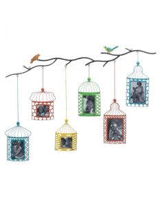 BIRDCAGE PHOTO FRAME DECOR